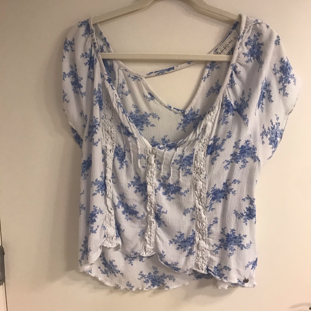 Abercrombie Peasant Blouse